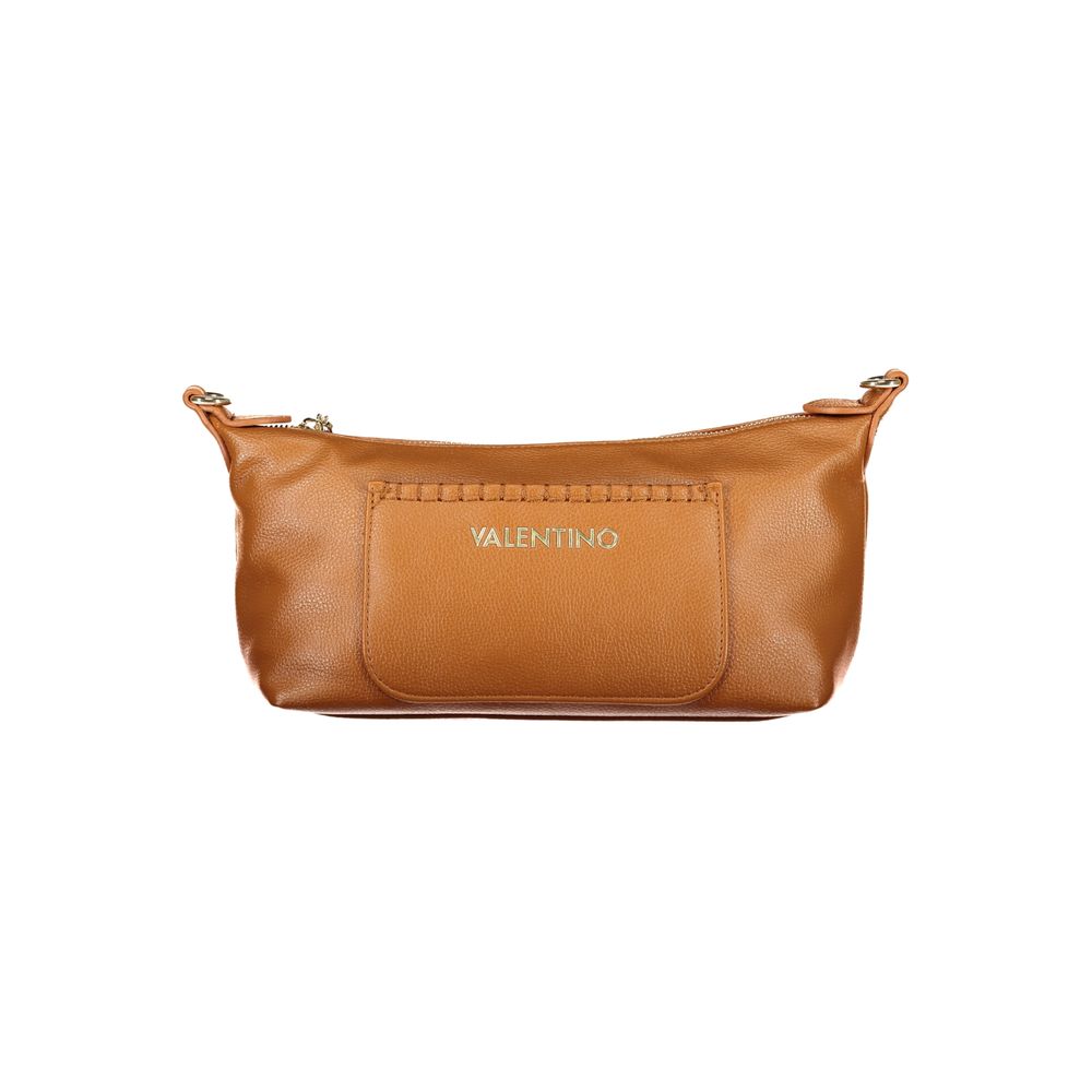 Brown Polyurethane Women's Bag