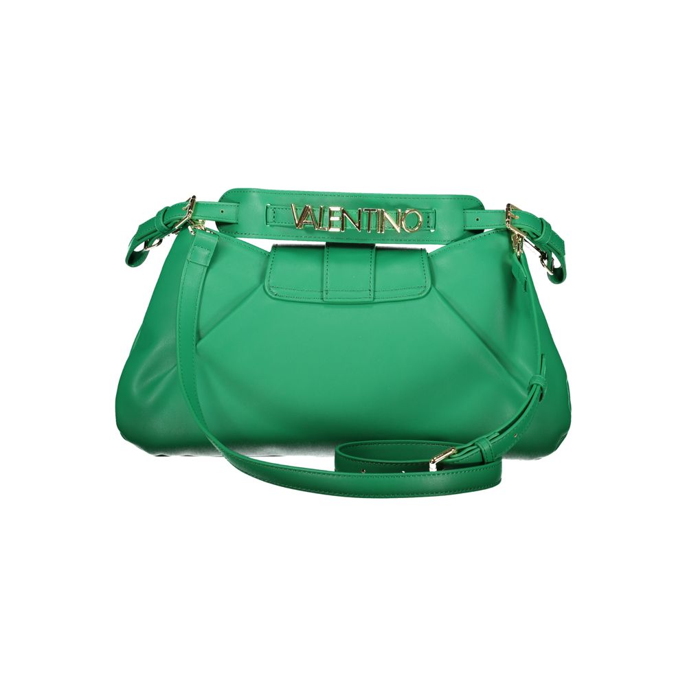 Verde Polyurethane Women's Bag with Adjustable Shoulder Strap