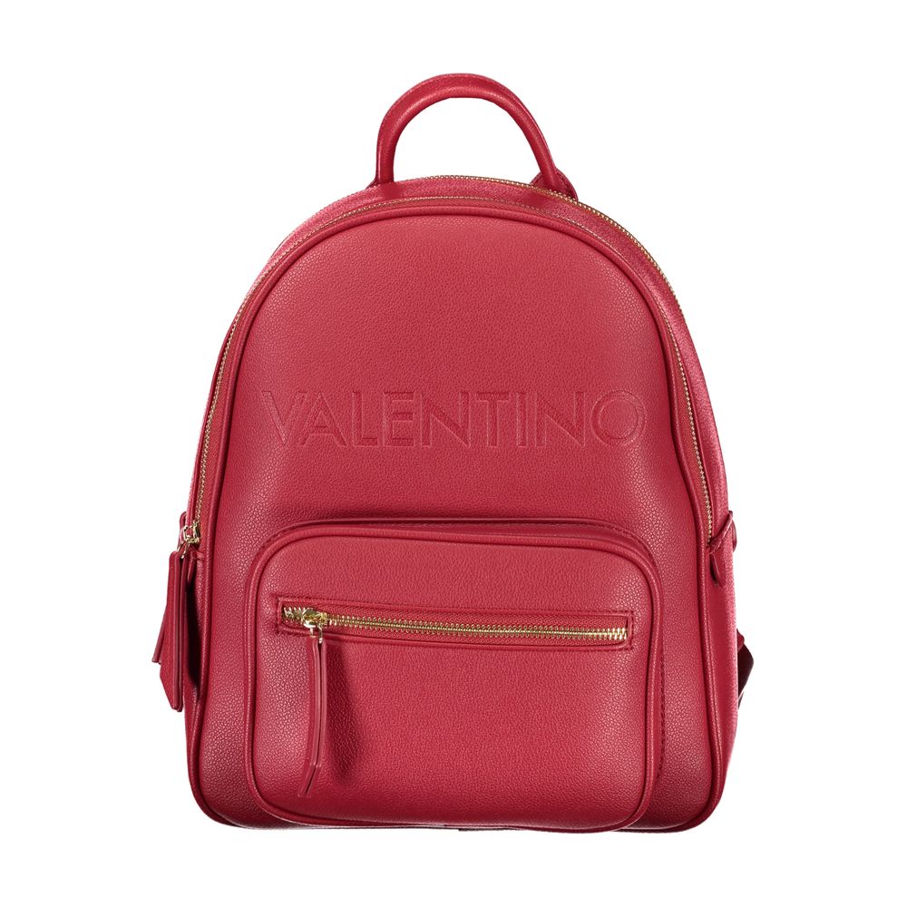 Rosso Polyurethane Womens Backpack