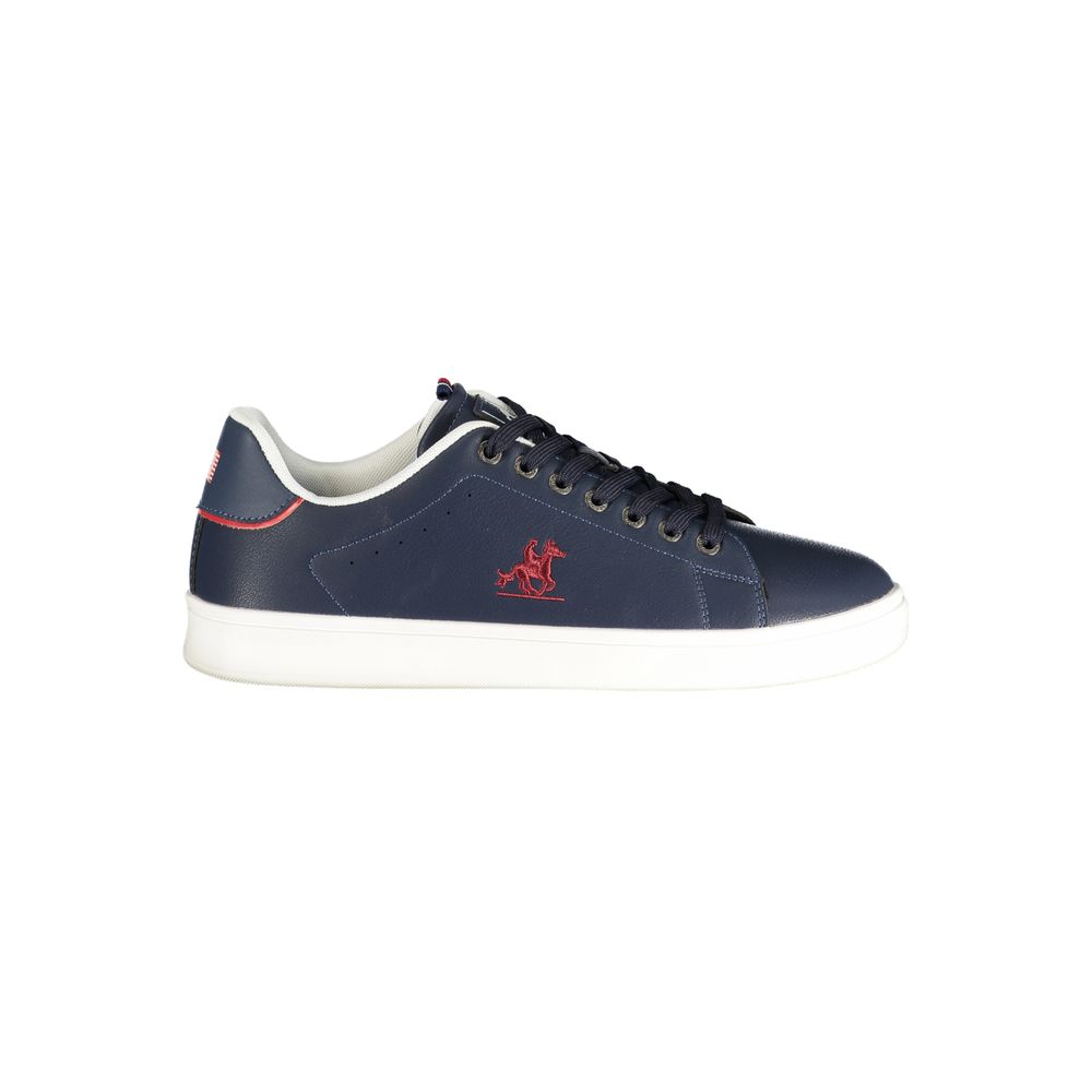 Blue Polyurethane Men's Sneaker