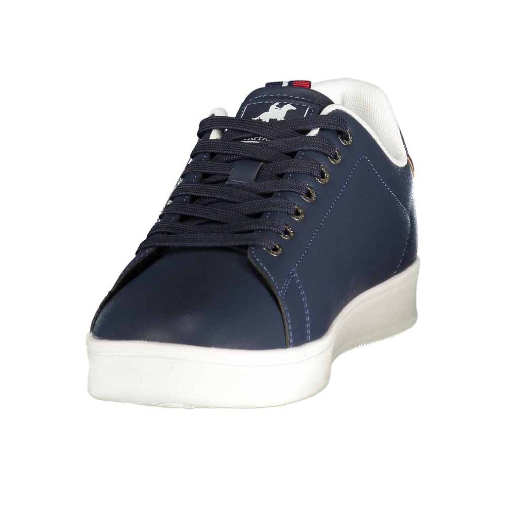 Blue Polyurethane Men's Sneaker