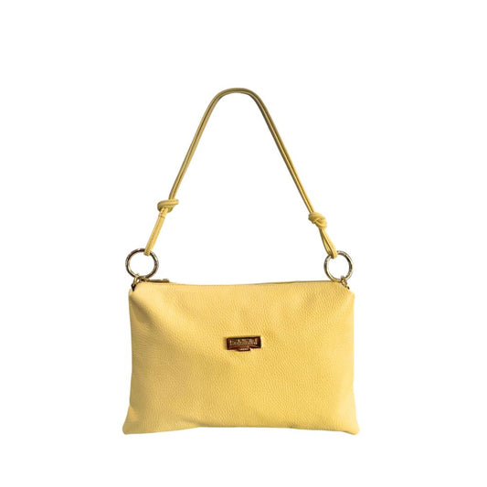 Yellow Leather Women Bag