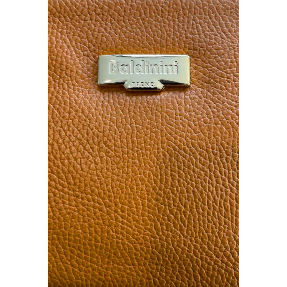 Brown Leather Women Crossbody Bag