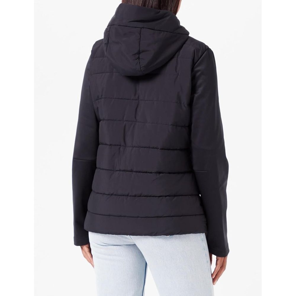 Black Polyester Shell Jacket