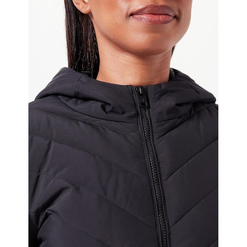 Black Polyester Shell Jacket