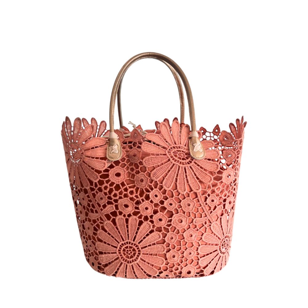 Pink PU Women Handbag