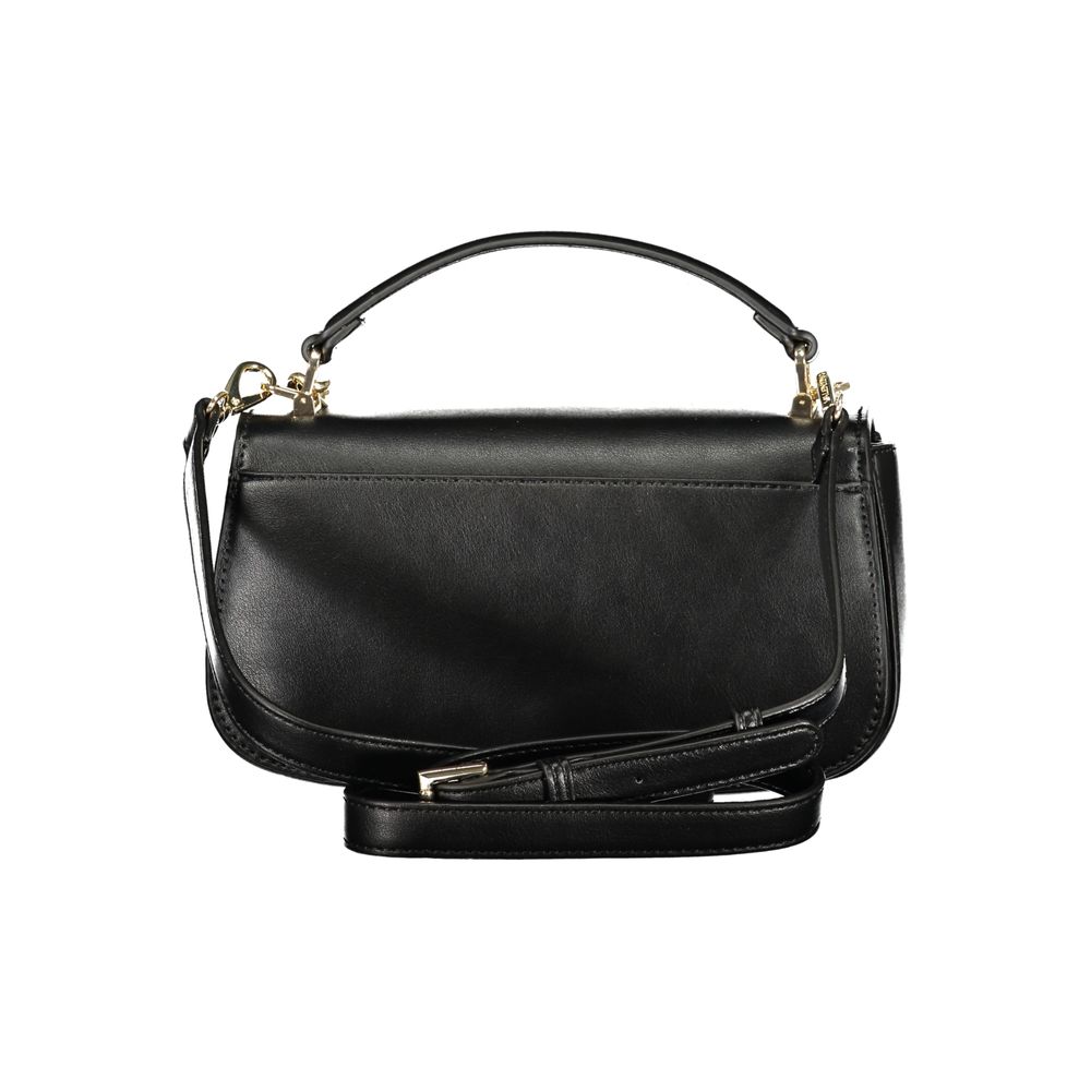 Black Polyurethane Women's Bag