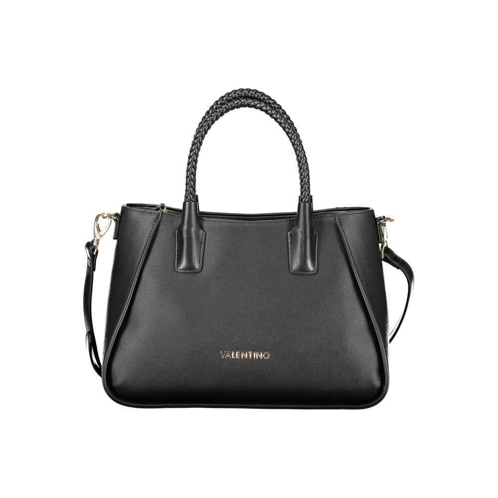 Nero Poliuretano Women's Bag with Adjustable Shoulder Strap