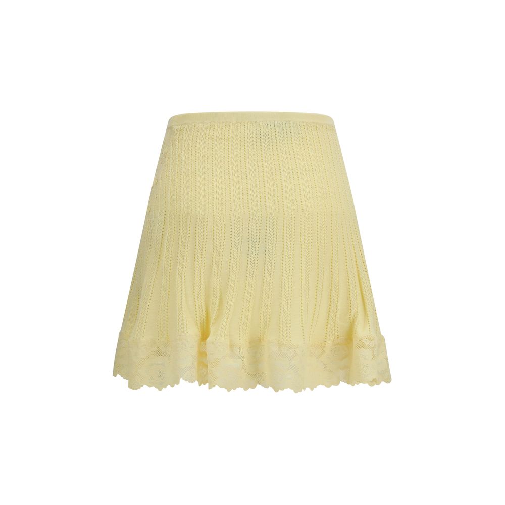 Multicolor Viscose Mini Skirt