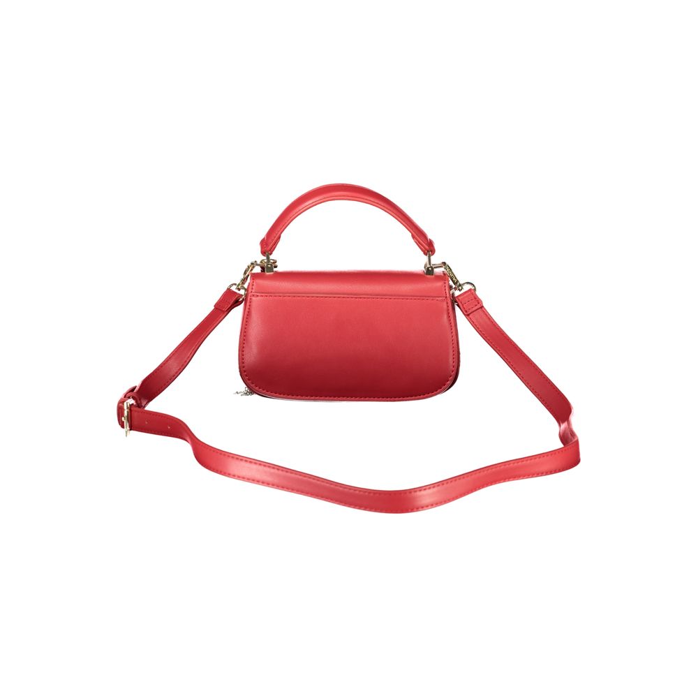 Rosso Polyurethane Women Bag