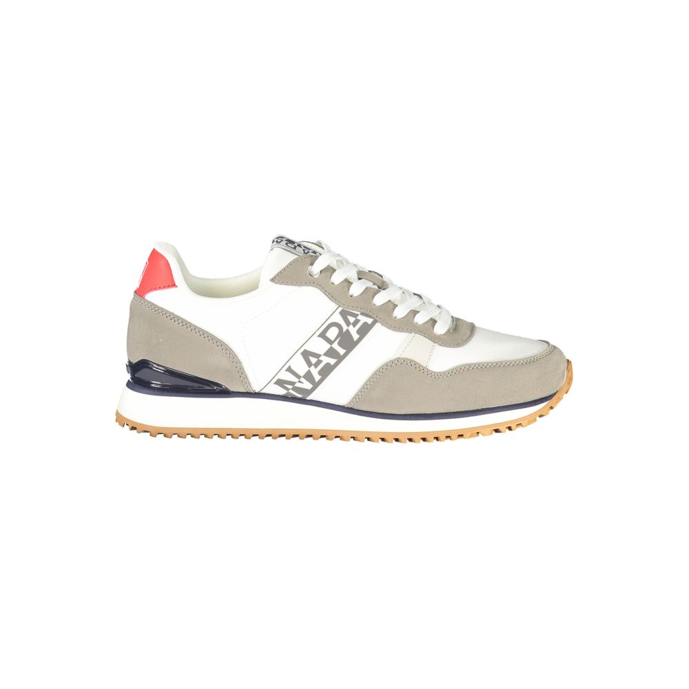 Bianco Polyurethane Uomo Sneaker