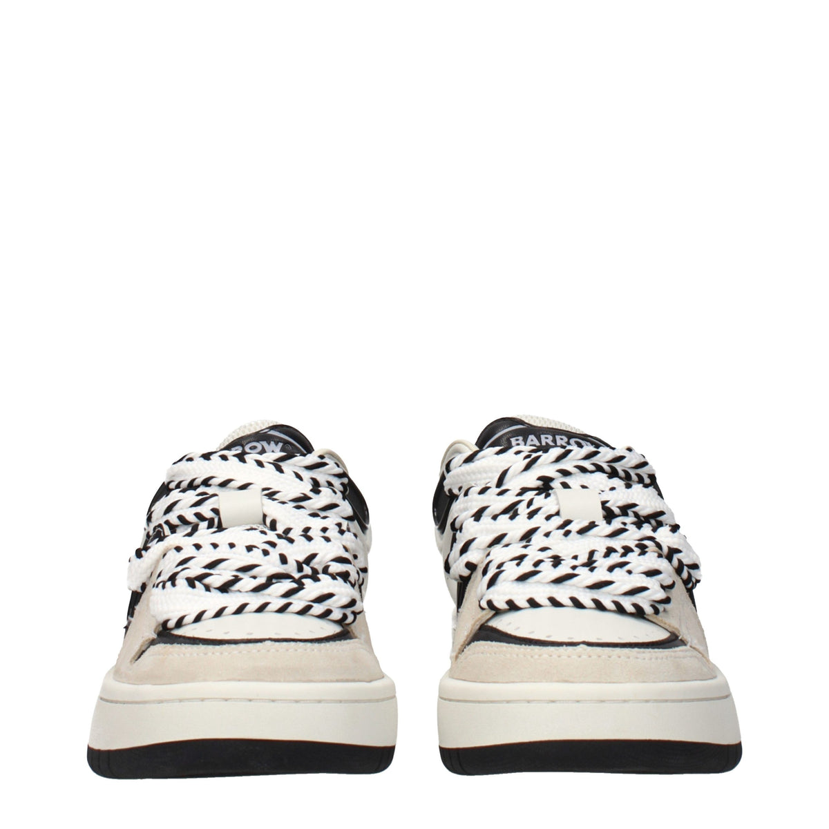 Beige Leather Sneakers