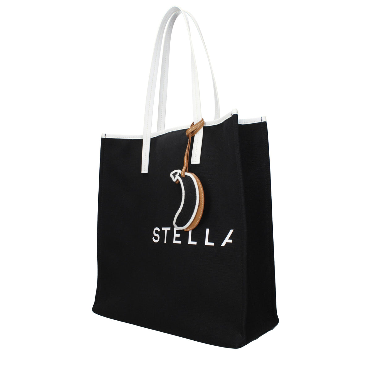 Black Fabric Shoulder Bag