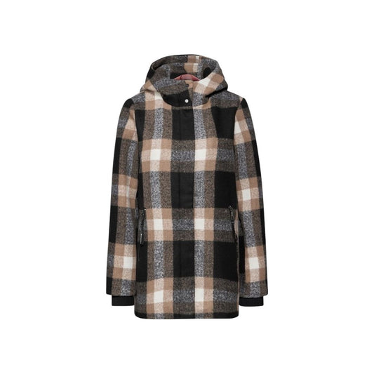 Beige Polyester Coat