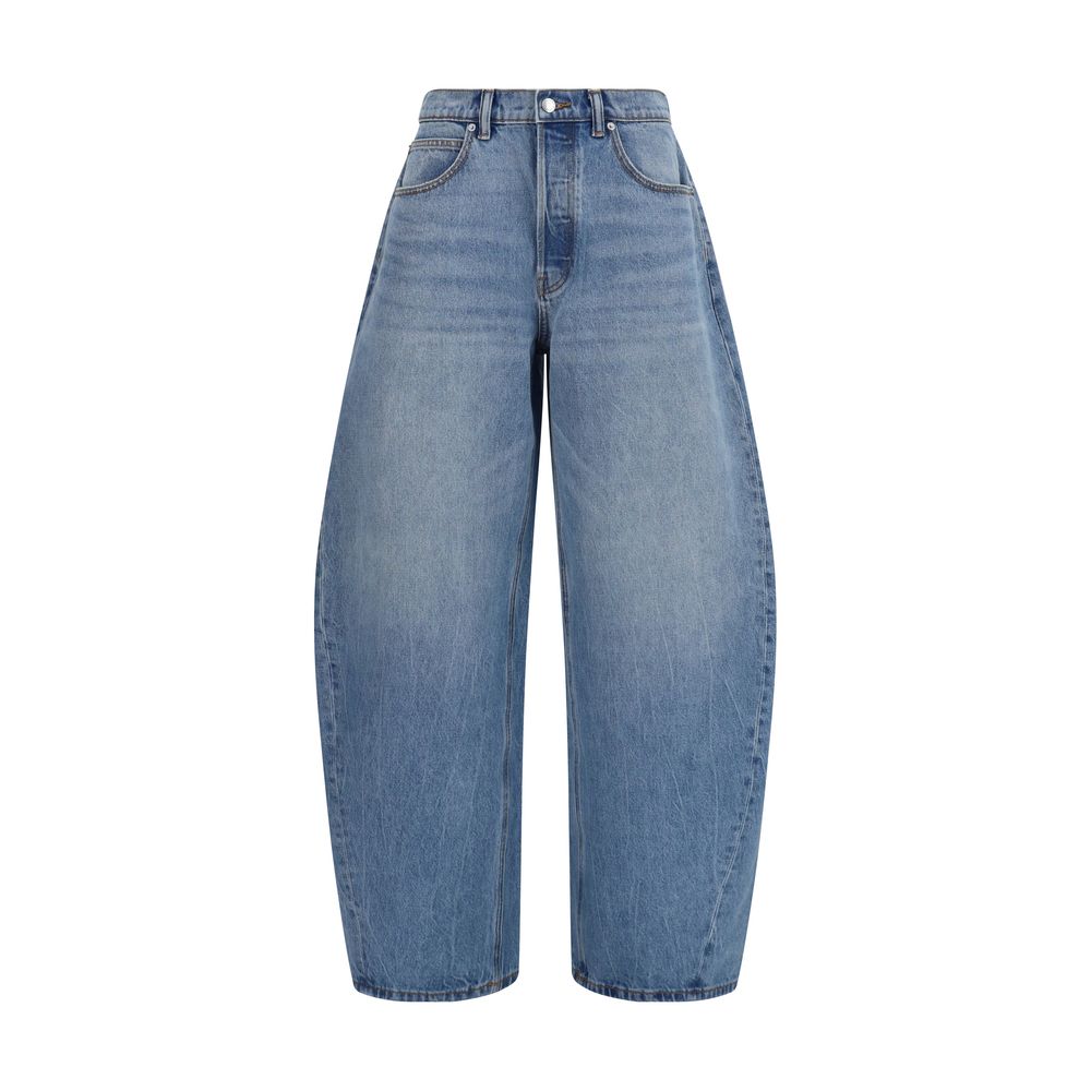 Blue Cotton Jeans Denim