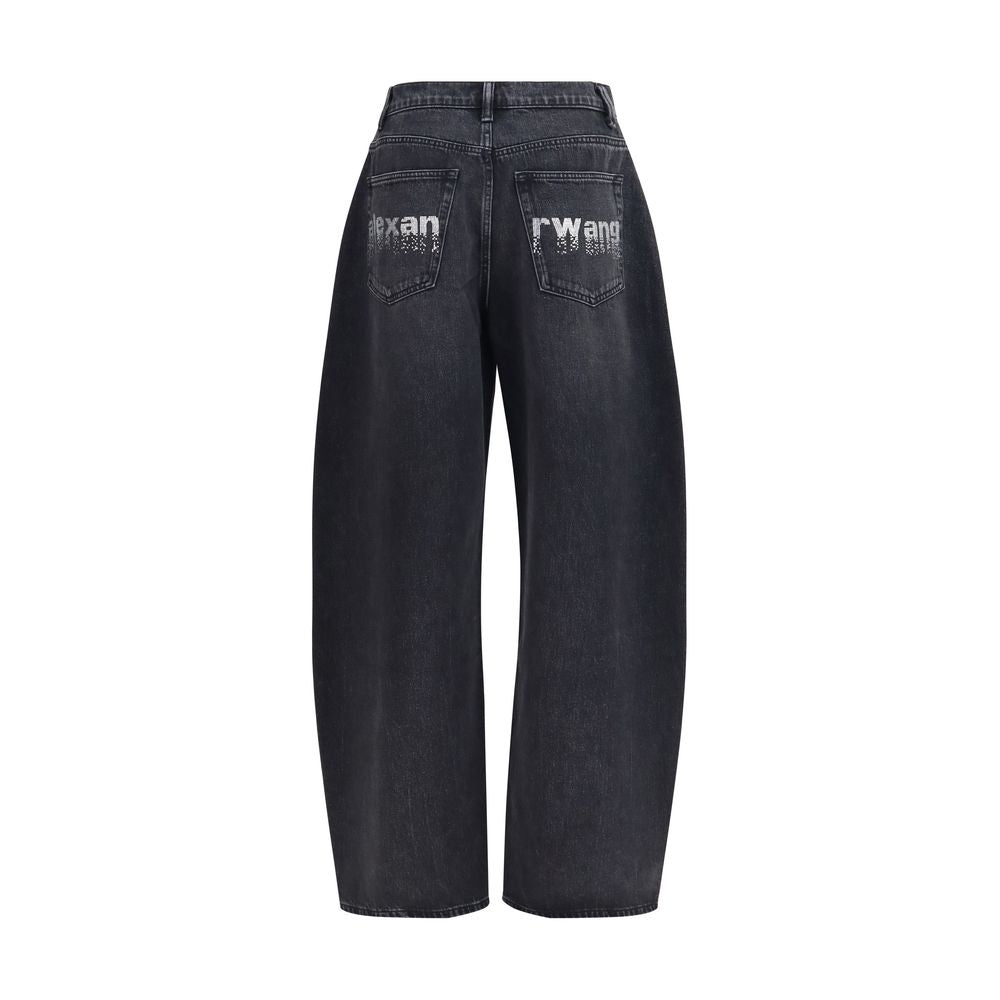 Black Cotton Jeans Denim