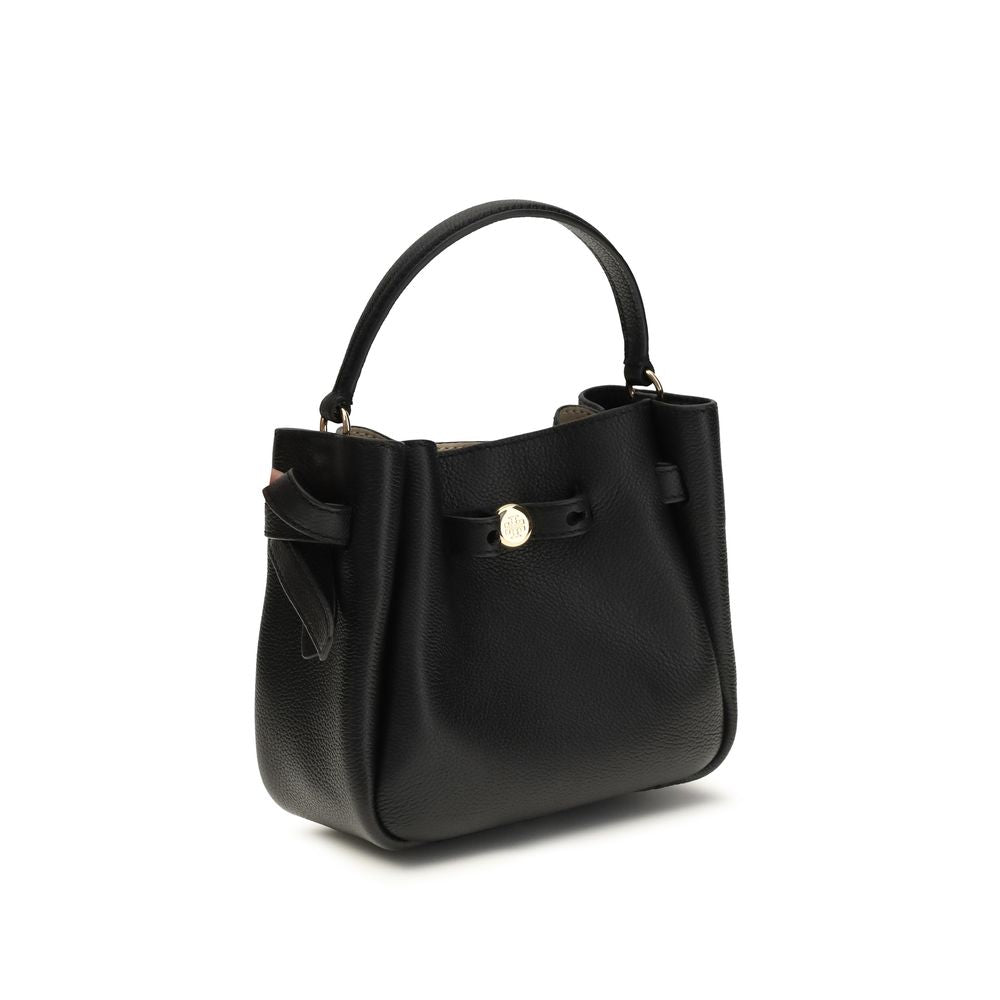 Black Calf Leather Bos Taurus Shoulder Bag