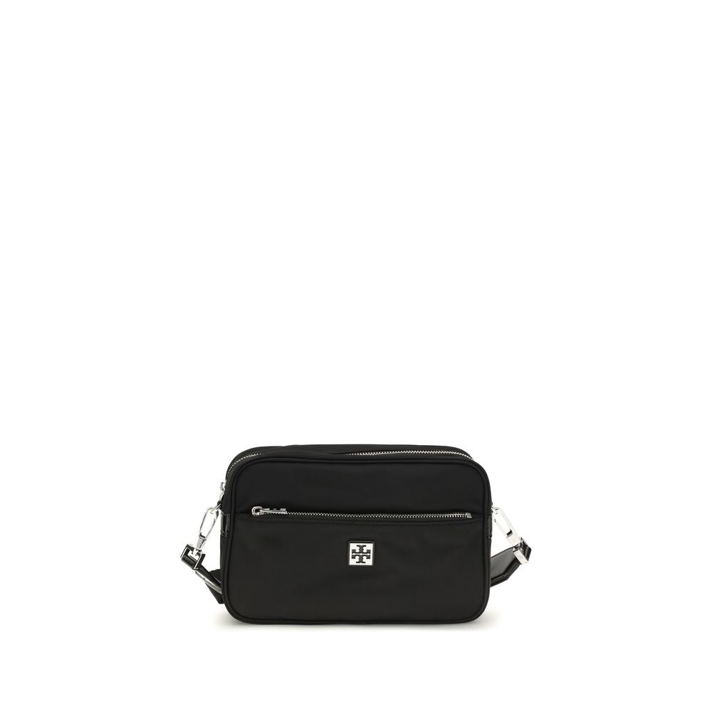 Black Polyamide Shoulder Bag