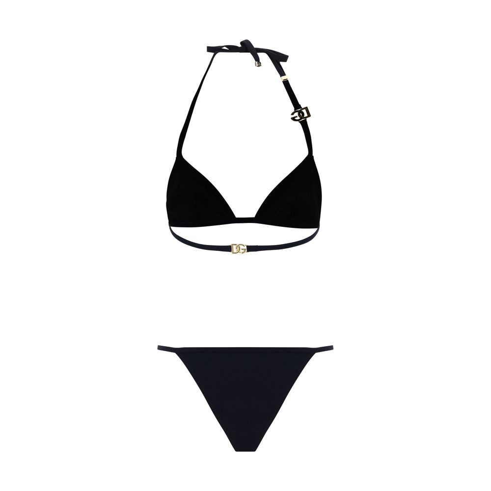 Black Nylon Bikini
