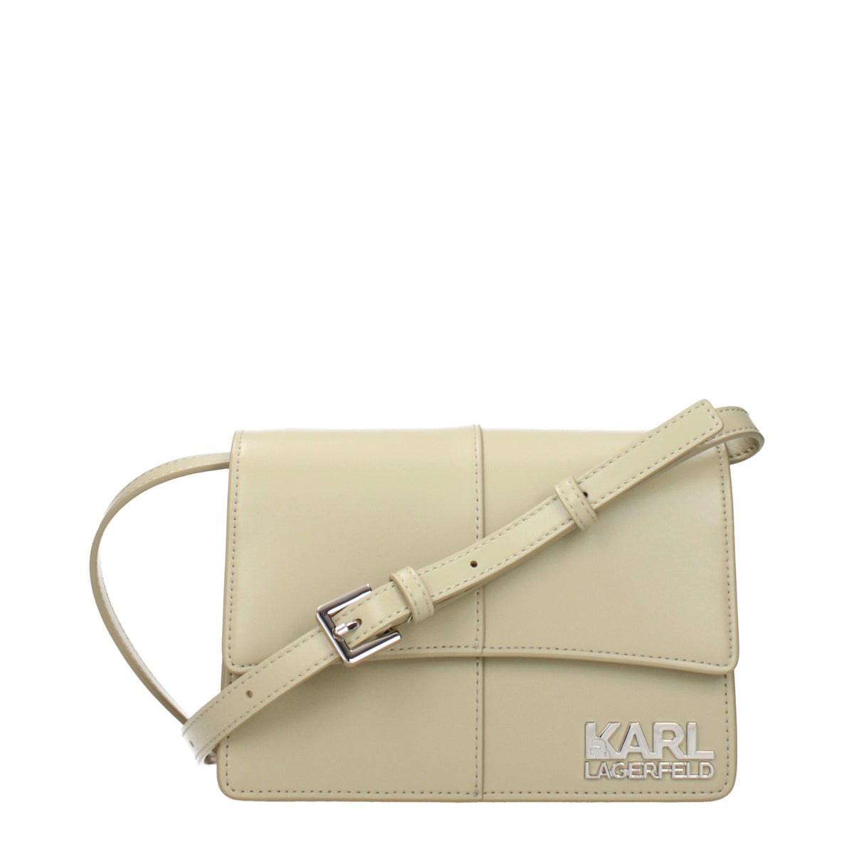 Green Polyethylene Crossbody Bag