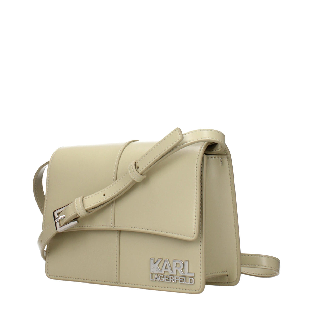 Green Polyethylene Crossbody Bag