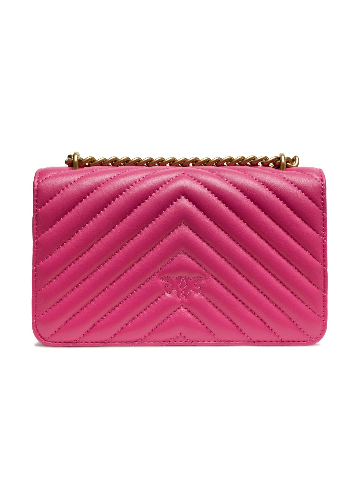 Pink Leather Love One Mini Shoulder Bag