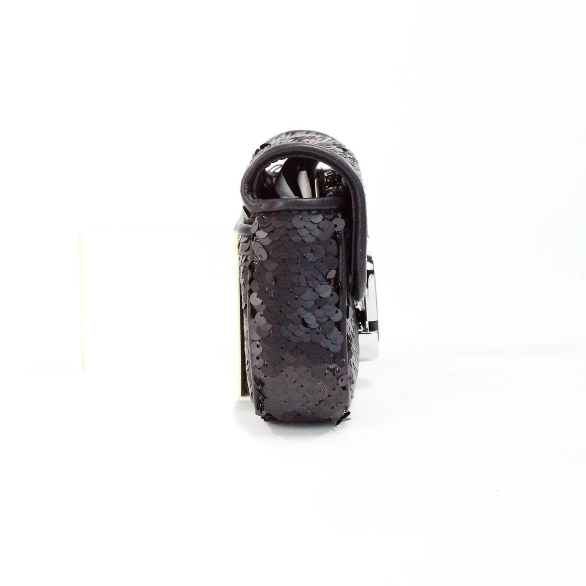 Marc Jacobs The Mini J Marc Shoulder Bag Black Sequined Crossbody Bag