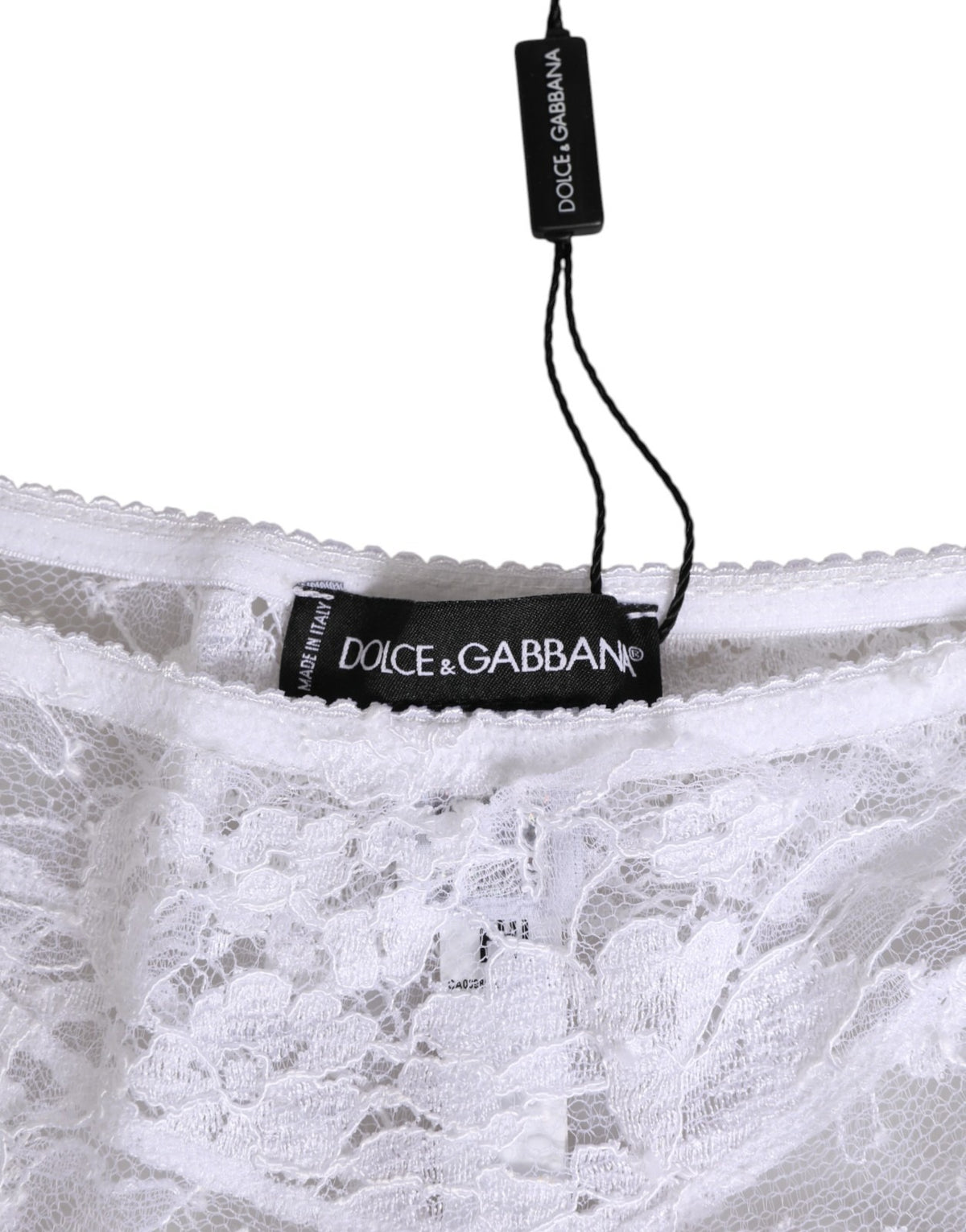 White Floral Lace Low Rise Panty Underwear
