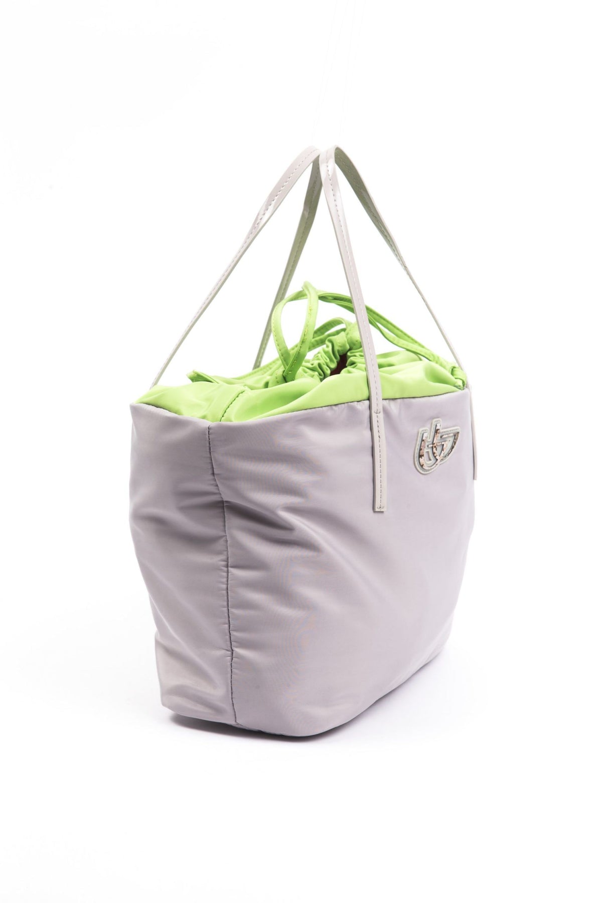 Gray Polyester Women Shoulder Bag