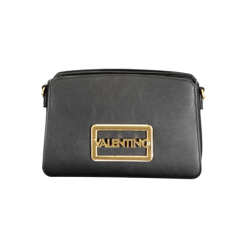 Nero Polyurethane Women's Bag With Adjustable Shoulder Strap