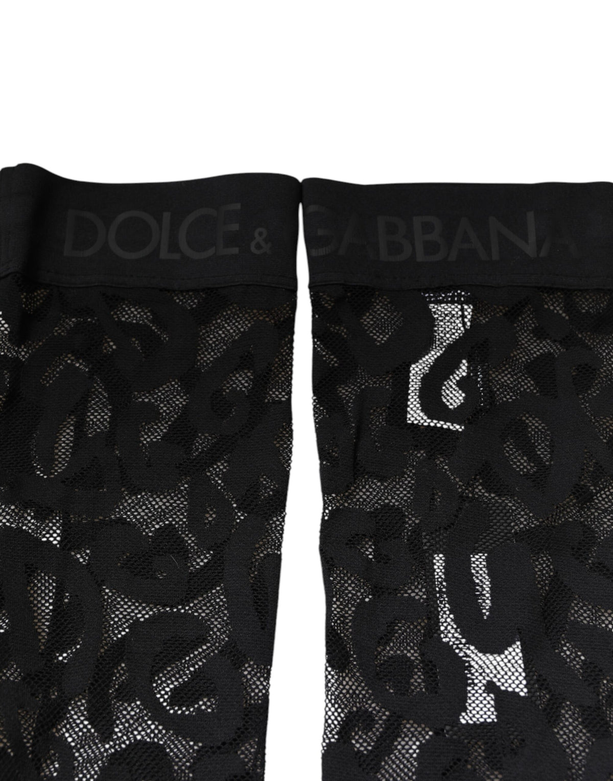 Black Floral Lace Cotton Stretch Stockings Socks