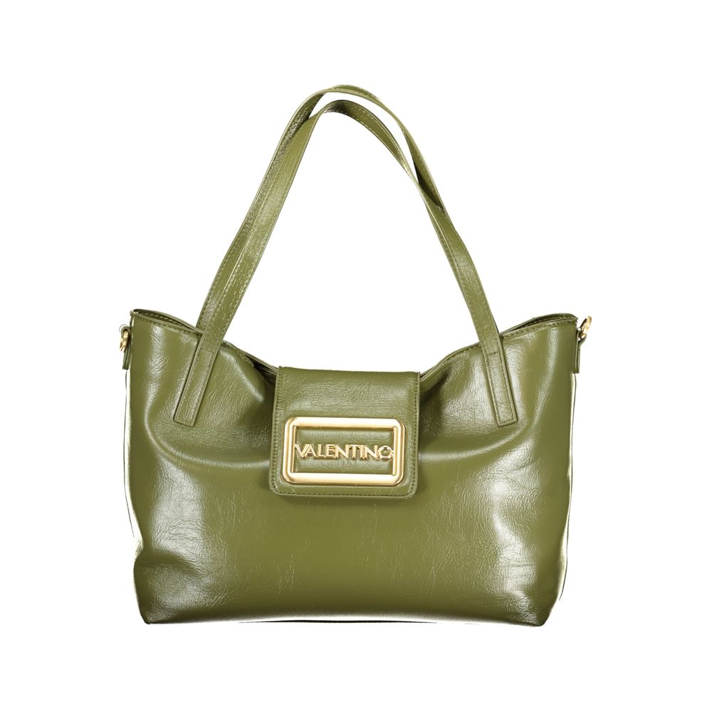 Verde Polyurethane Women's Bag with Adjustable Strap