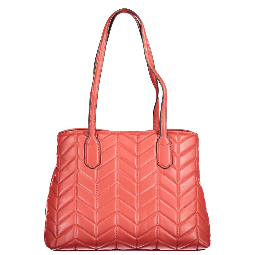 Rosso Polyurethane Women Bag