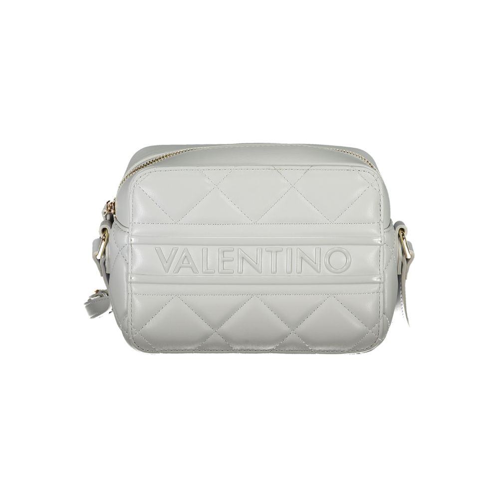 Grey Polyurethane Women Bag