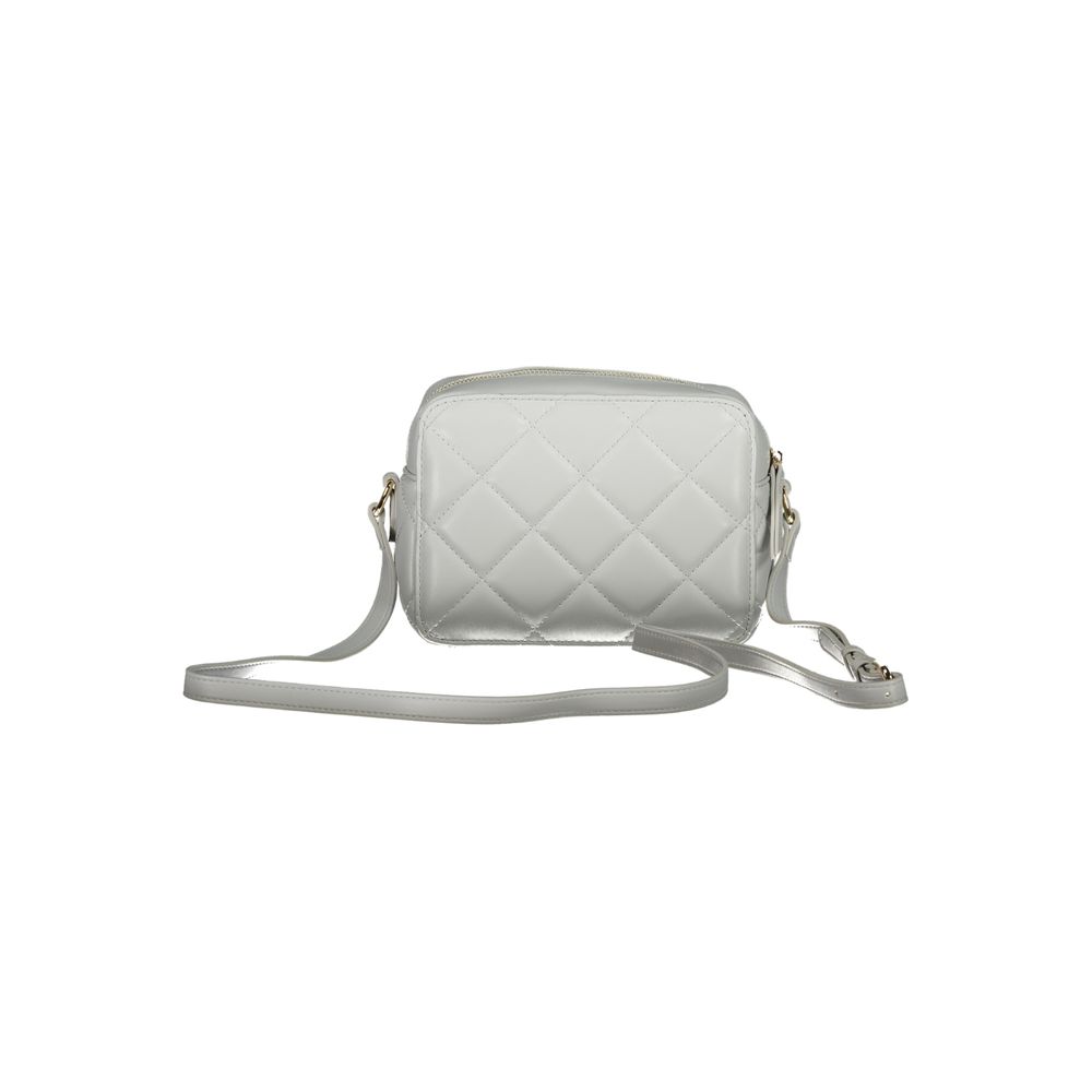 Grey Polyurethane Women Bag