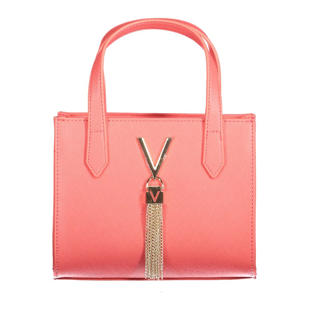 Pink Polyurethane Women's Bag