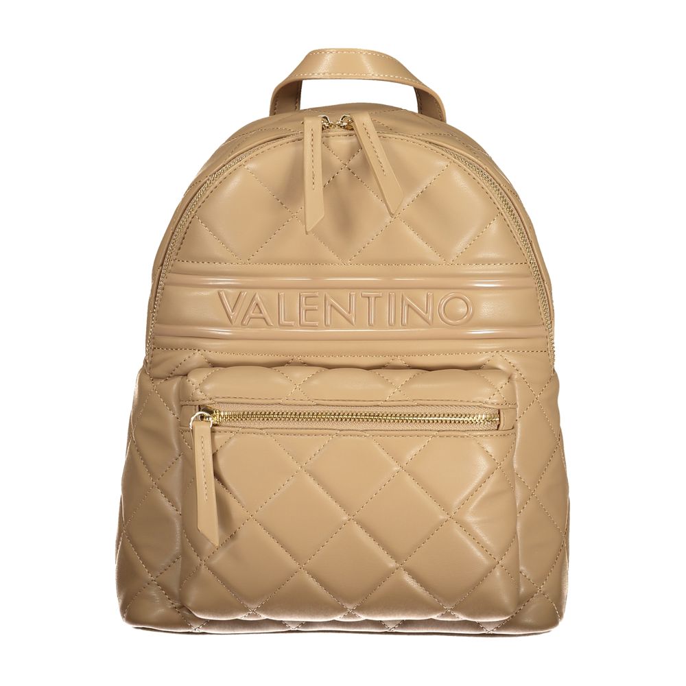 Beige Poliuretano Womens Backpack
