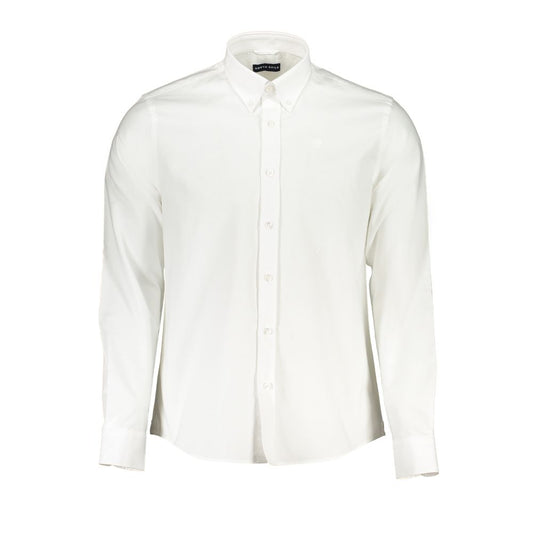 White Cotton Men's Shirt