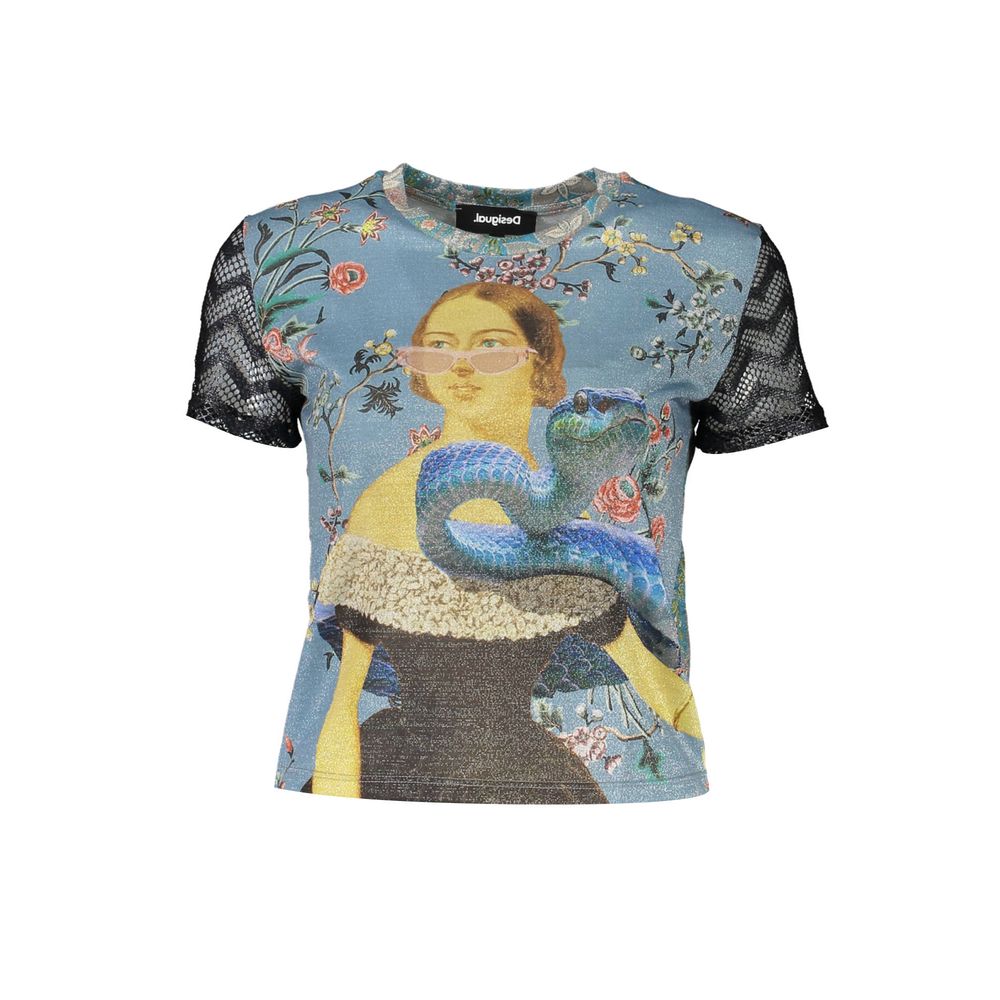 Azzurro Polyester Women T-Shirt
