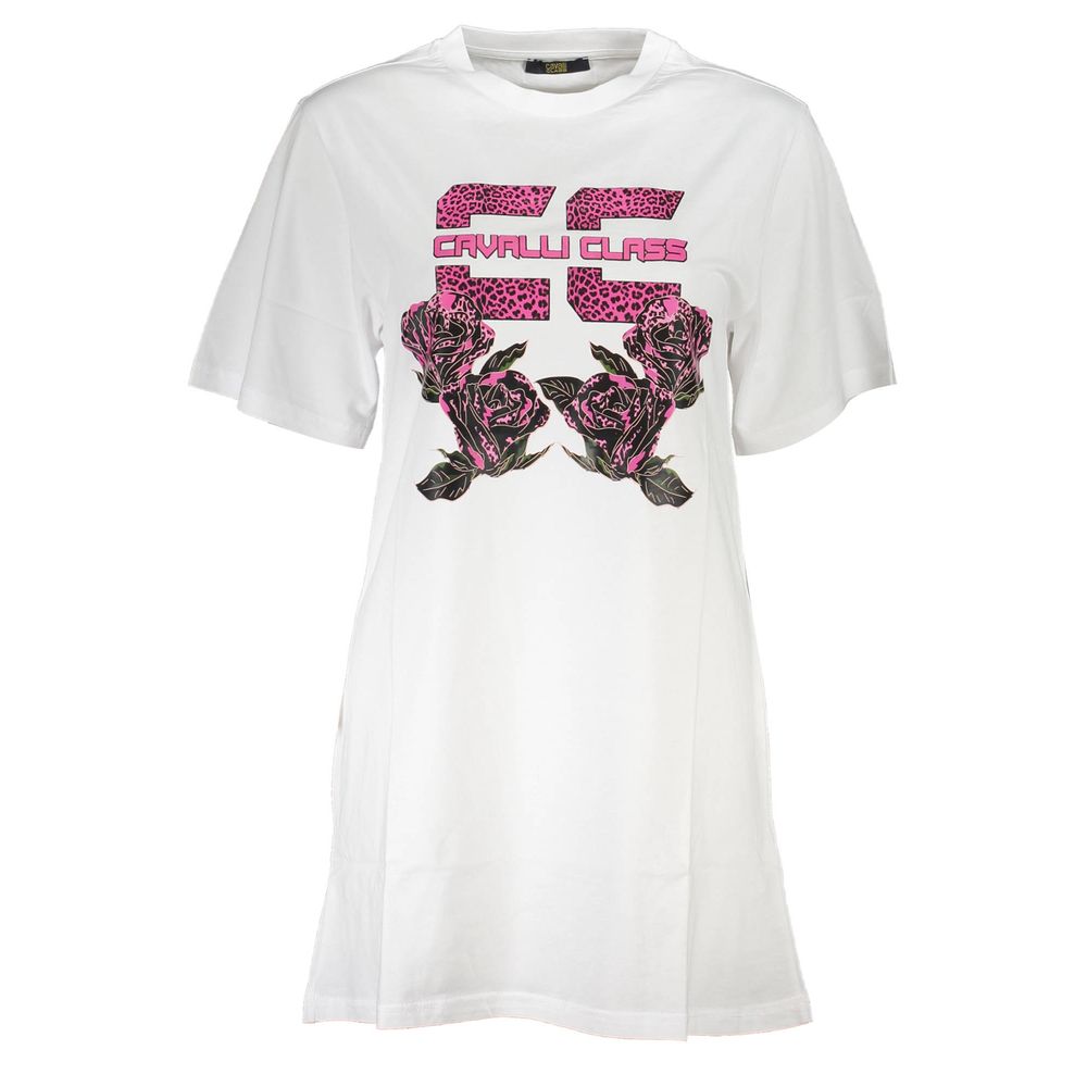 White Cotton Women's Dress