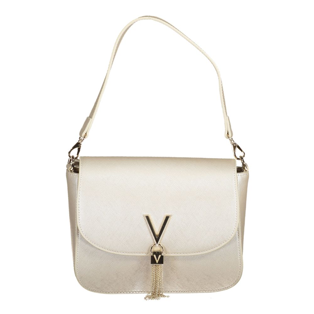 Grey Polyurethane Women's Bag