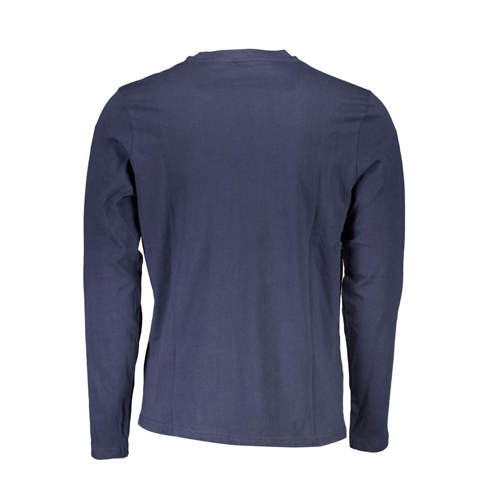 Blu Cotton Men T-Shirt
