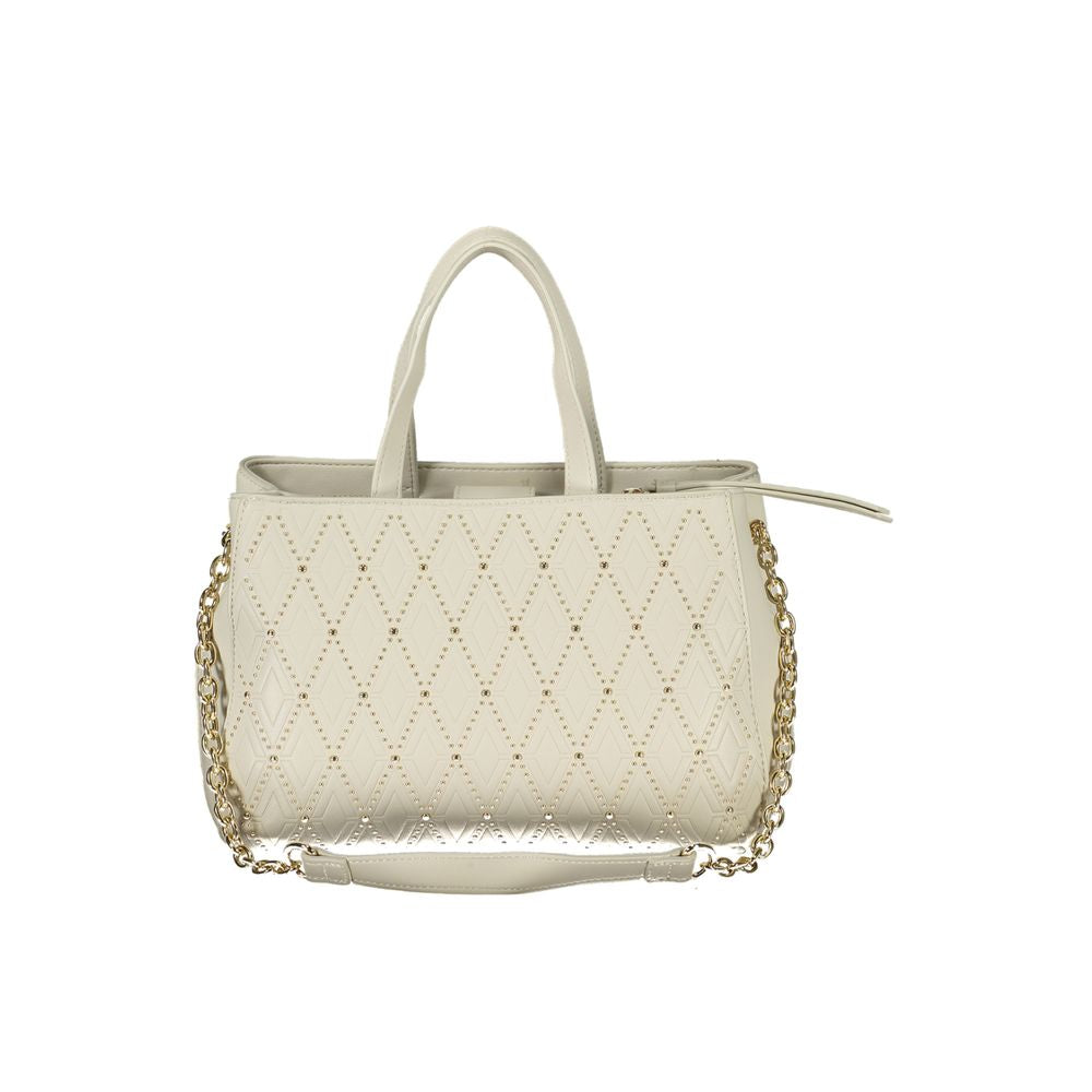 White Polyurethane Women's Bag