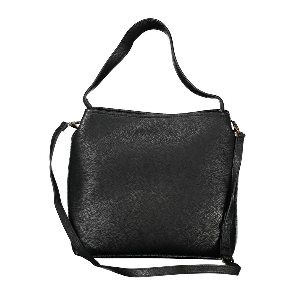 Black Polyurethane Women's Bag