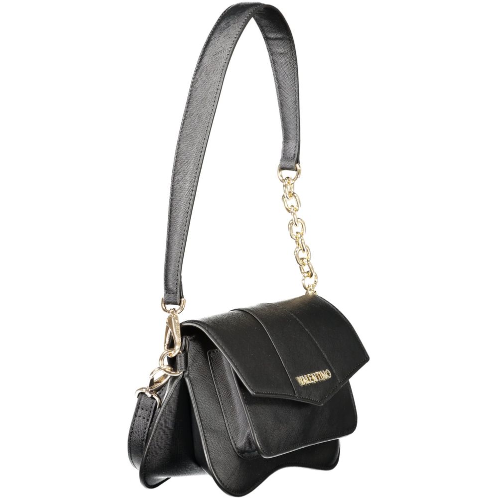 Black Polyurethane Women's Bag