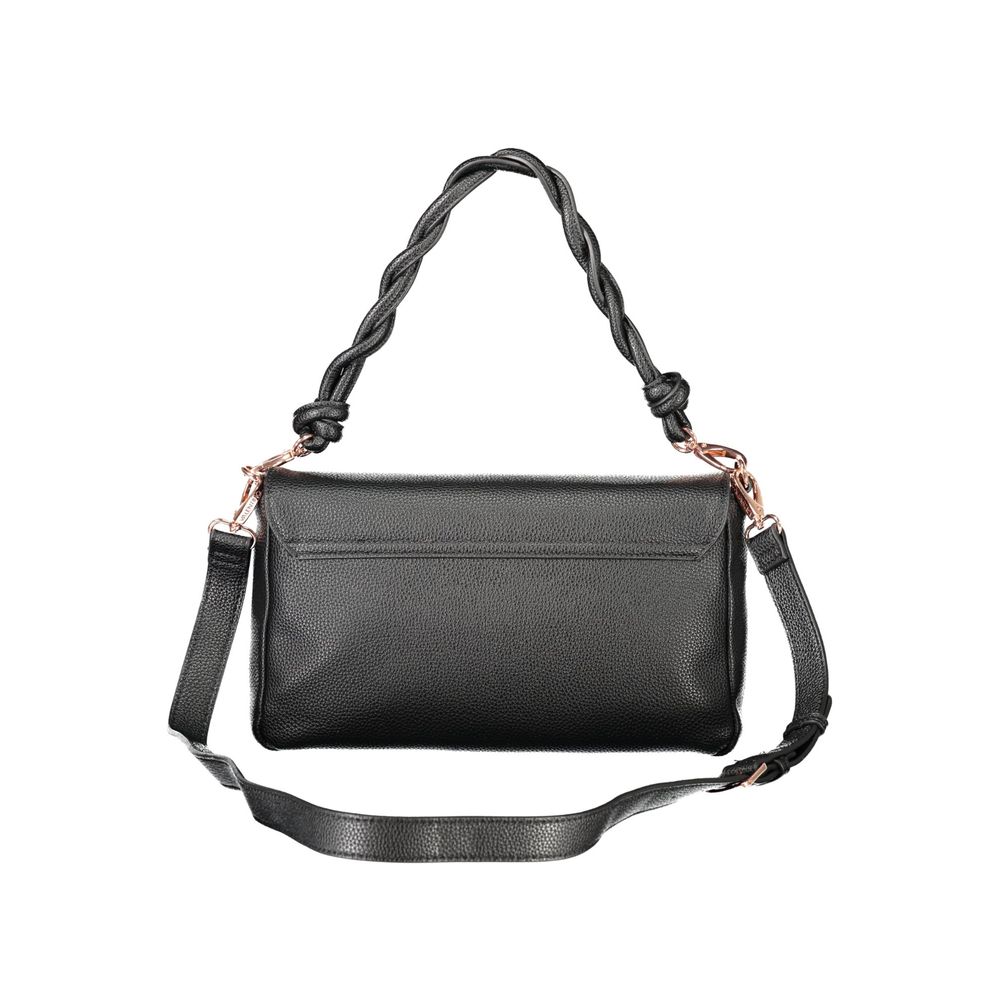 Black Polyurethane Women's Bag