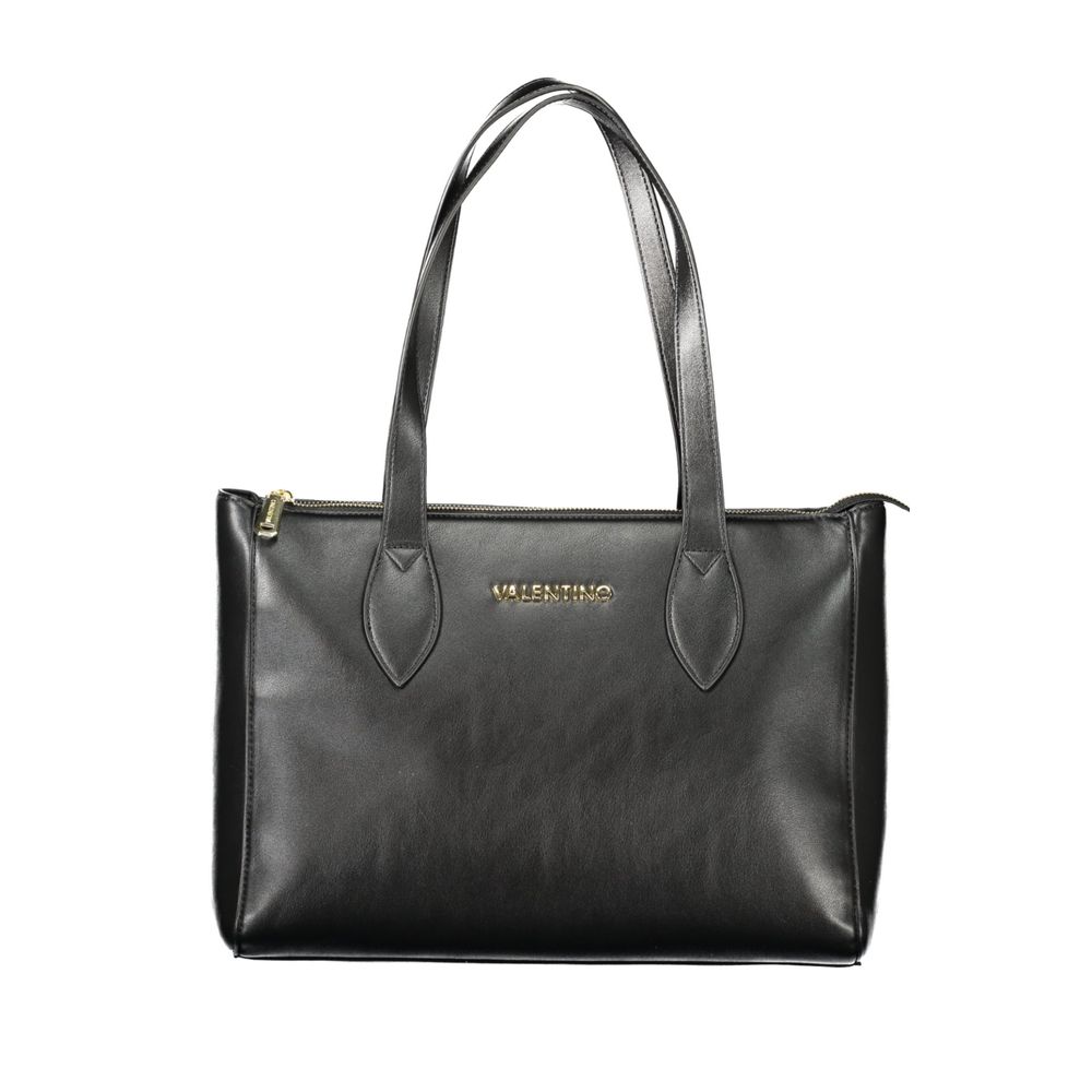 Black Polyurethane Women's Bag