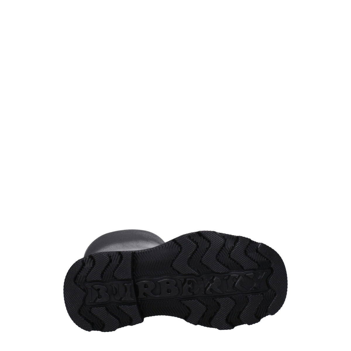 Black Cotton Rain Boots