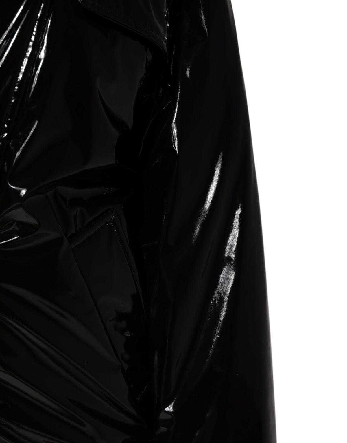 Polyester Black Quilted Puffer Coat  Jacket