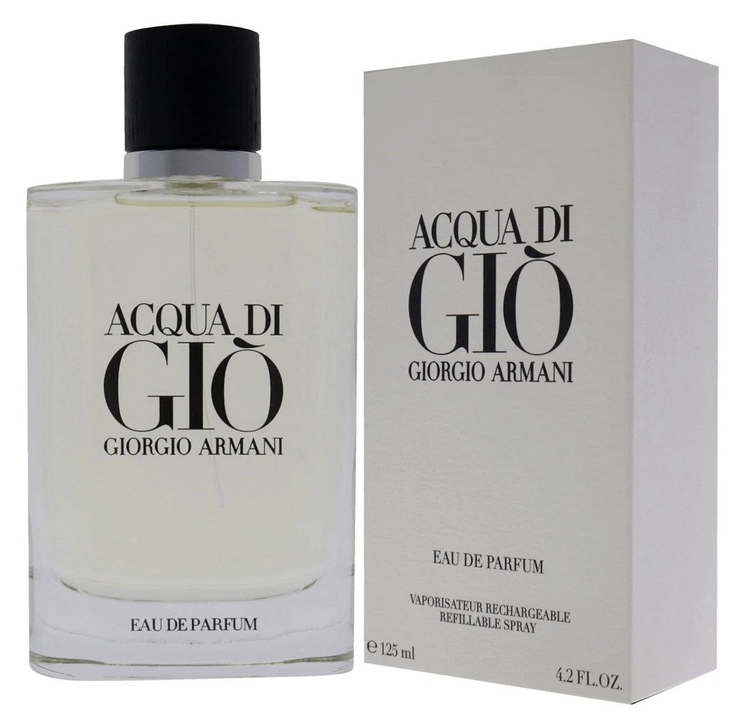 Giorgio Armani Acqua Di Giò Eau de Parfum Refillable Spray for Men 125ml / 4.2 fl oz